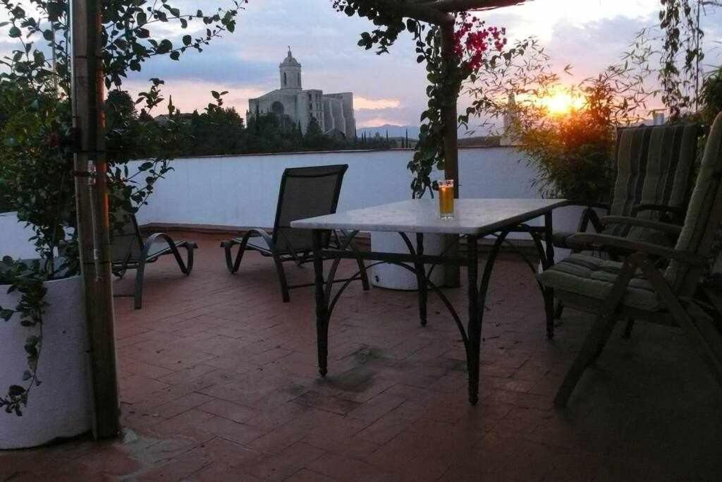 ז'ירונה Apartamento Con Increibles Vistas Y Terraza מראה חיצוני תמונה