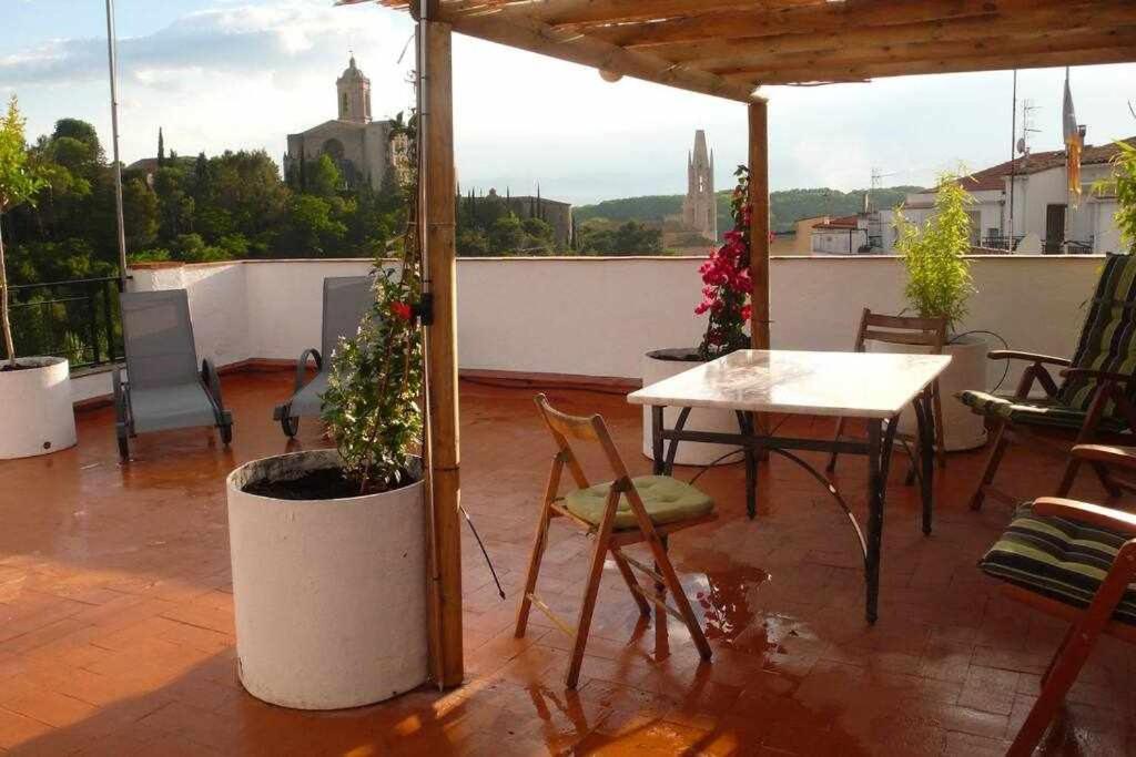 ז'ירונה Apartamento Con Increibles Vistas Y Terraza מראה חיצוני תמונה