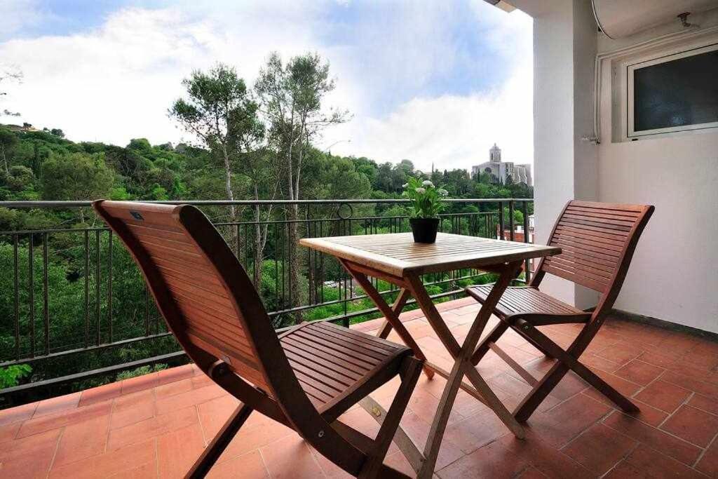 ז'ירונה Apartamento Con Increibles Vistas Y Terraza מראה חיצוני תמונה